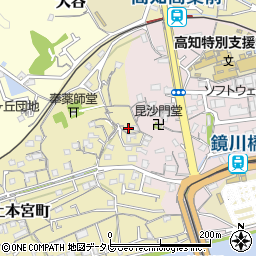 高知県高知市上本宮町13周辺の地図