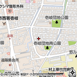 福岡県福岡市西区壱岐団地123-11周辺の地図