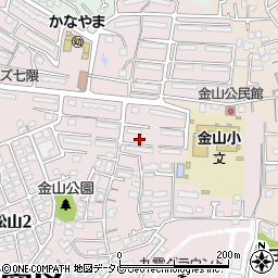 福岡県福岡市城南区金山団地43周辺の地図