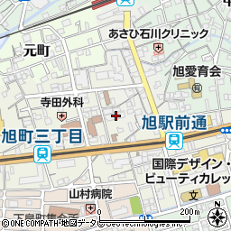 高知県高知市旭町3丁目123周辺の地図