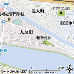 ベルハウス九反田周辺の地図