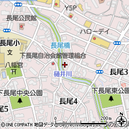 コスモ長尾リバーフォルム管理事務所周辺の地図