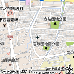 福岡県福岡市西区壱岐団地123-12周辺の地図