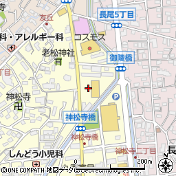 セブンイレブン福岡神松寺橋店周辺の地図
