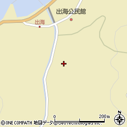愛媛県大洲市長浜町出海乙45周辺の地図