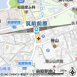 ダイソーＪＡポルタ前原店周辺の地図