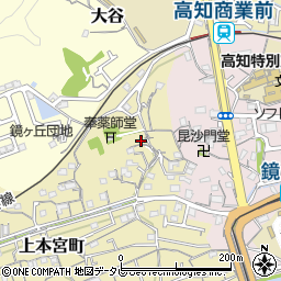 高知県高知市上本宮町33周辺の地図