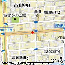 高知県高知市高須新町周辺の地図