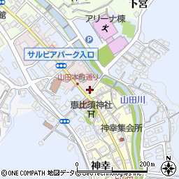 福岡県嘉麻市本町1450周辺の地図