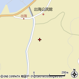 愛媛県大洲市長浜町出海乙44周辺の地図