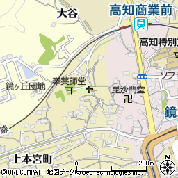 高知県高知市上本宮町33-1周辺の地図