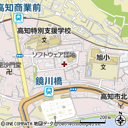 高知県高知市本宮町周辺の地図
