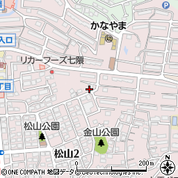 福岡県福岡市城南区金山団地16周辺の地図