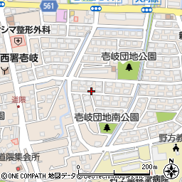 福岡県福岡市西区壱岐団地127-11周辺の地図