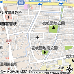 福岡県福岡市西区壱岐団地127-12周辺の地図