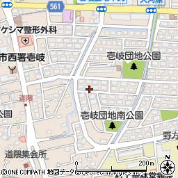 福岡県福岡市西区壱岐団地127-13周辺の地図