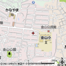福岡県福岡市城南区金山団地47周辺の地図