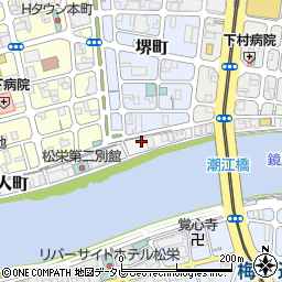 高知県高知市唐人町4周辺の地図