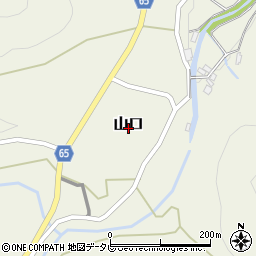 福岡県飯塚市山口周辺の地図