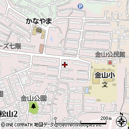 福岡県福岡市城南区金山団地42周辺の地図