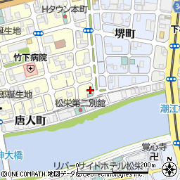 高知県高知市与力町9-3周辺の地図