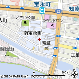 高知県高知市南宝永町周辺の地図