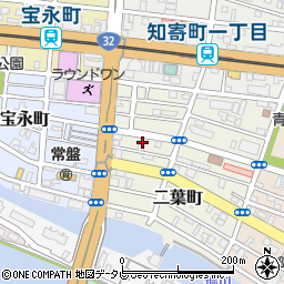高知県高知市二葉町11周辺の地図