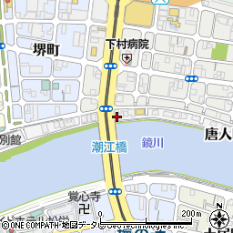 高知県高知市唐人町6周辺の地図
