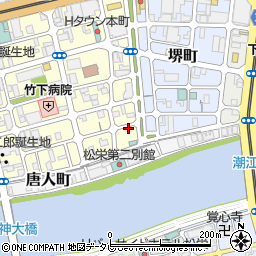 高知県高知市与力町9-15周辺の地図
