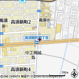 高知東警察署高須交番周辺の地図