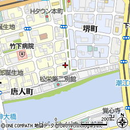 高知県高知市与力町9-1周辺の地図