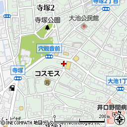 福岡県福岡市南区寺塚周辺の地図