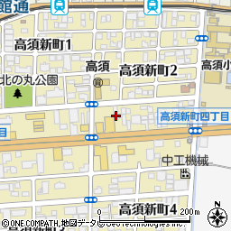 ヤクルト株式会社　高知ヤクルト販売・五台山サービスセンター周辺の地図
