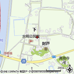 大分県豊後高田市下周辺の地図