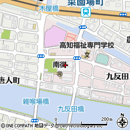 高知県庁　公社等高知県住宅供給公社県営住宅管理周辺の地図