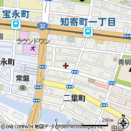 高知県高知市二葉町8周辺の地図