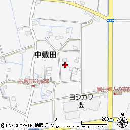 〒879-0162 大分県宇佐市中敷田の地図