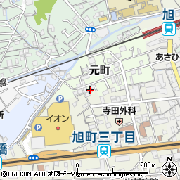 高知県高知市元町24周辺の地図