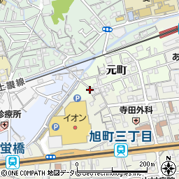 元町美容室周辺の地図