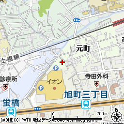 高知県高知市元町29周辺の地図