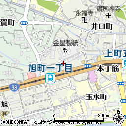 高知県高知市井口町91周辺の地図