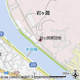 高知県高知市岩ヶ淵47周辺の地図