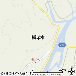 高知県安芸市栃ノ木周辺の地図