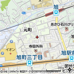 高知県高知市元町14周辺の地図