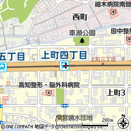 上町四丁目駅周辺の地図