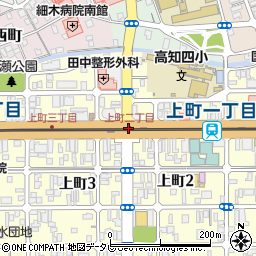 高知県高知市周辺の地図