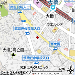 明光義塾　大橋教室周辺の地図