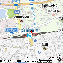 ファミリーマートＪＲ筑前前原駅前店周辺の地図