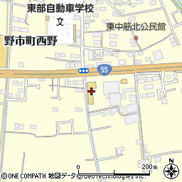 日産サティオ高知　野市店周辺の地図