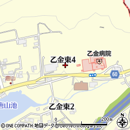 福岡県大野城市乙金東4丁目周辺の地図